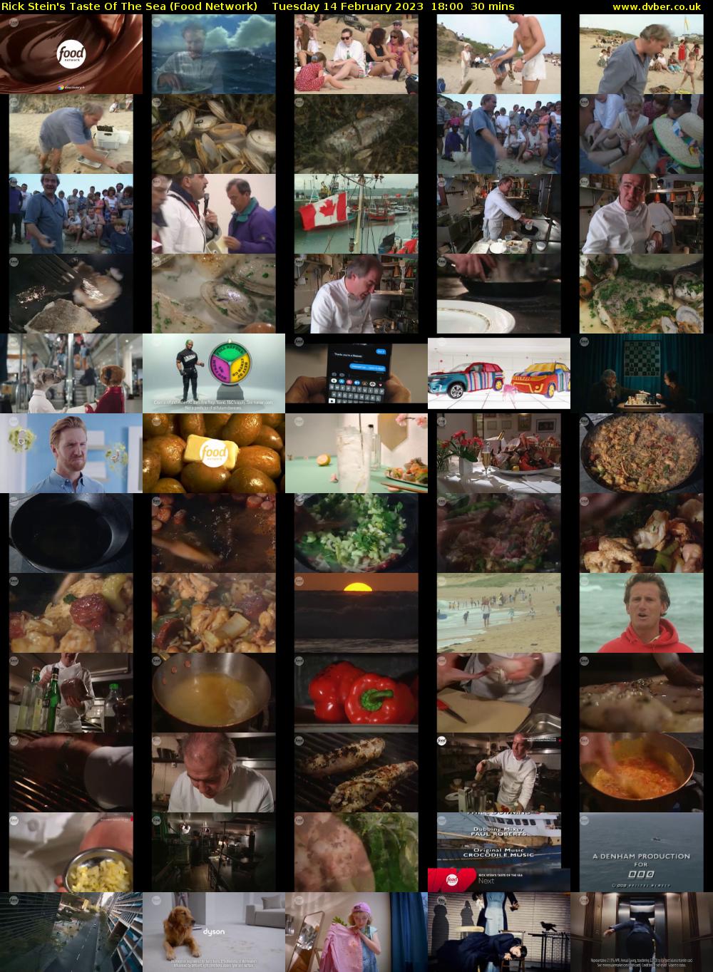 Rick Stein's Taste Of The Sea (Food Network) Tuesday 14 February 2023 18:00 - 18:30