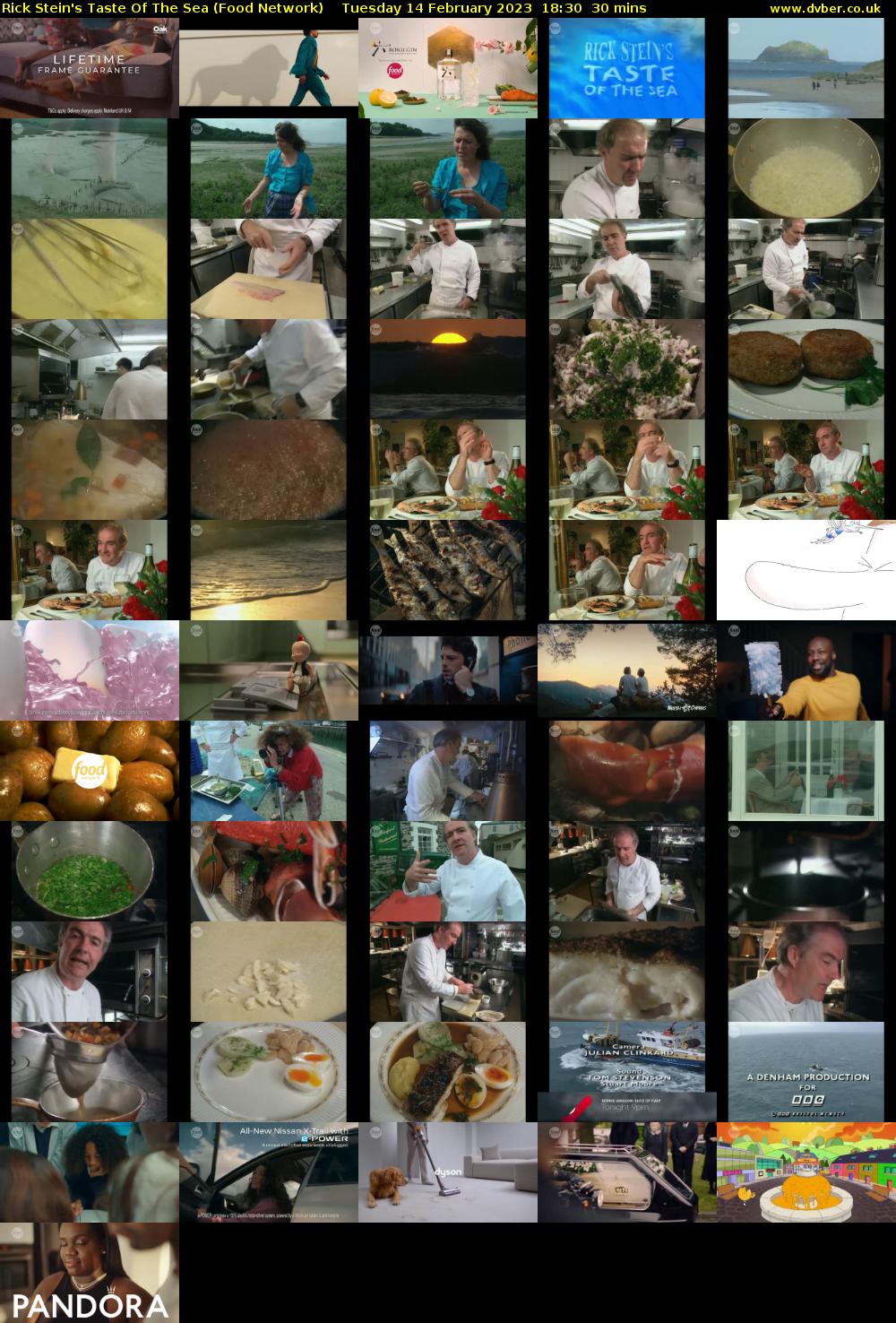 Rick Stein's Taste Of The Sea (Food Network) Tuesday 14 February 2023 18:30 - 19:00