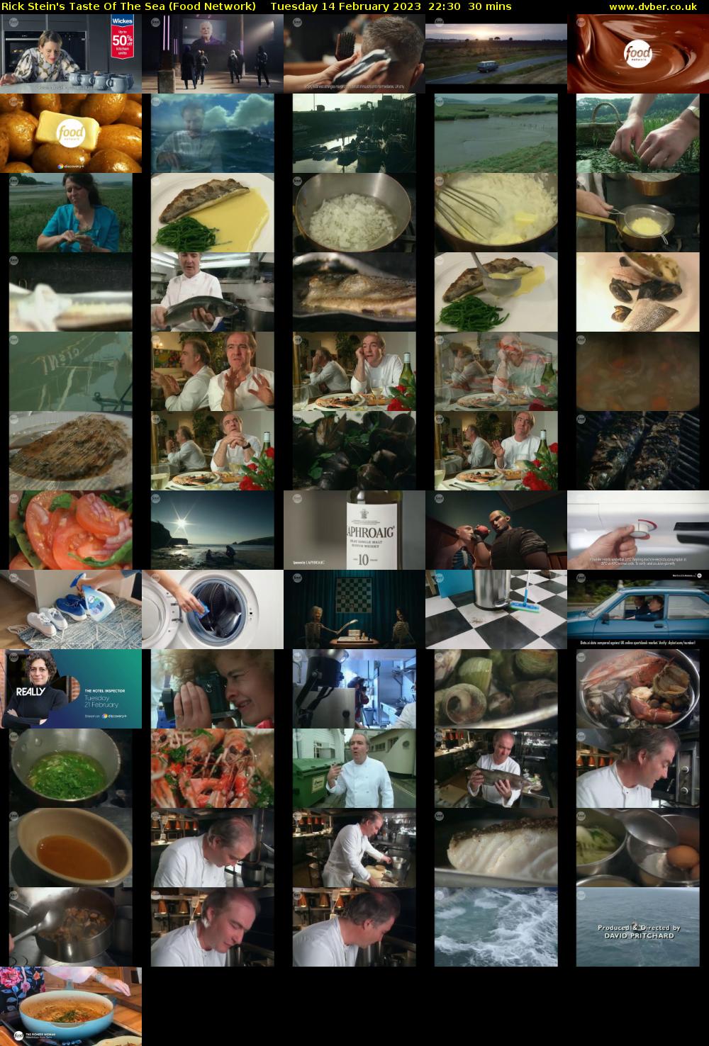 Rick Stein's Taste Of The Sea (Food Network) Tuesday 14 February 2023 22:30 - 23:00