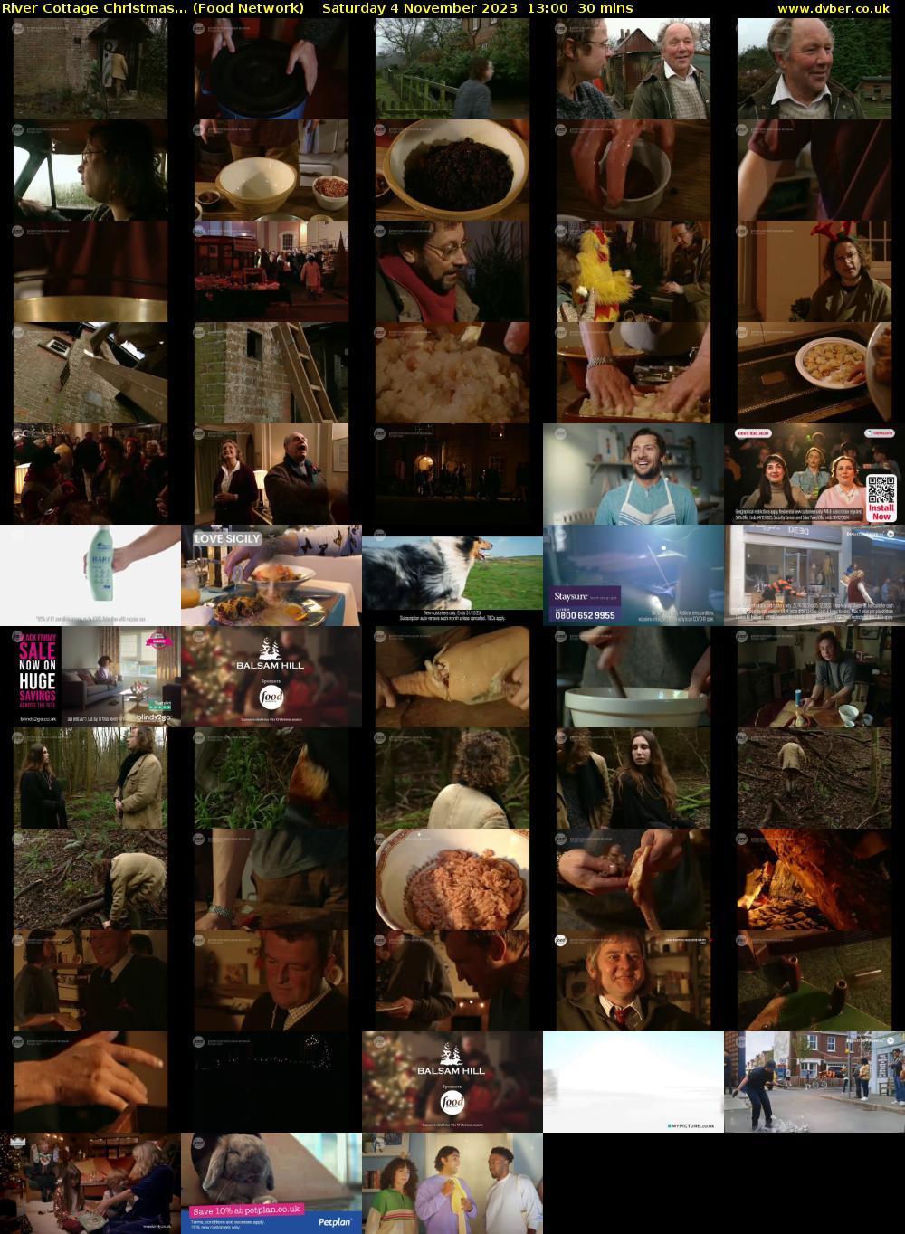 River Cottage Christmas... (Food Network) Saturday 4 November 2023 13:00 - 13:30