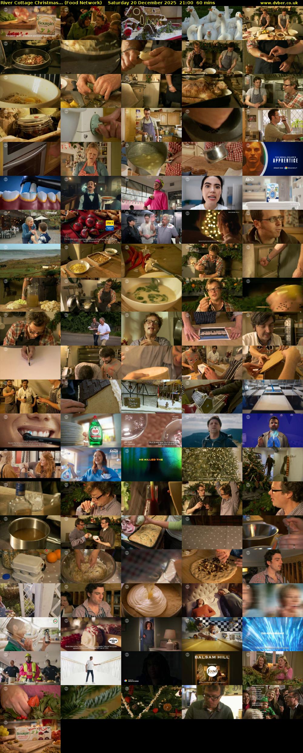 River Cottage Christmas... (Food Network) Saturday 20 December 2025 21:00 - 22:00