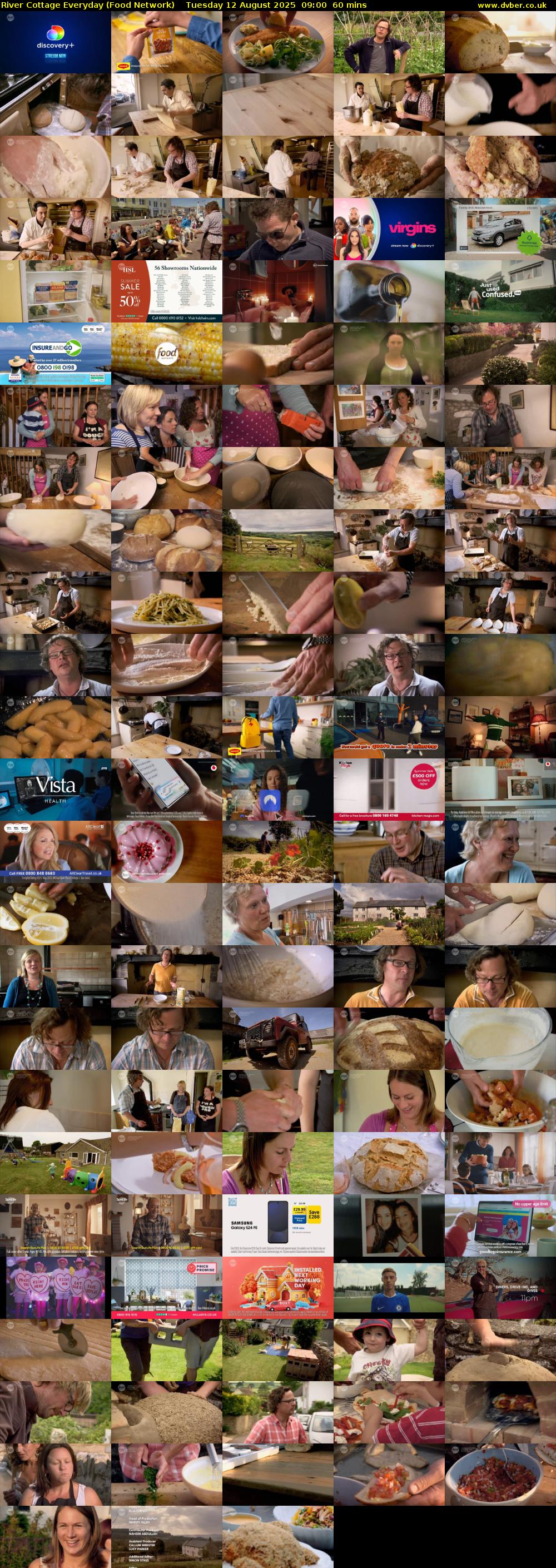 River Cottage Everyday (Food Network) Tuesday 12 August 2025 09:00 - 10:00