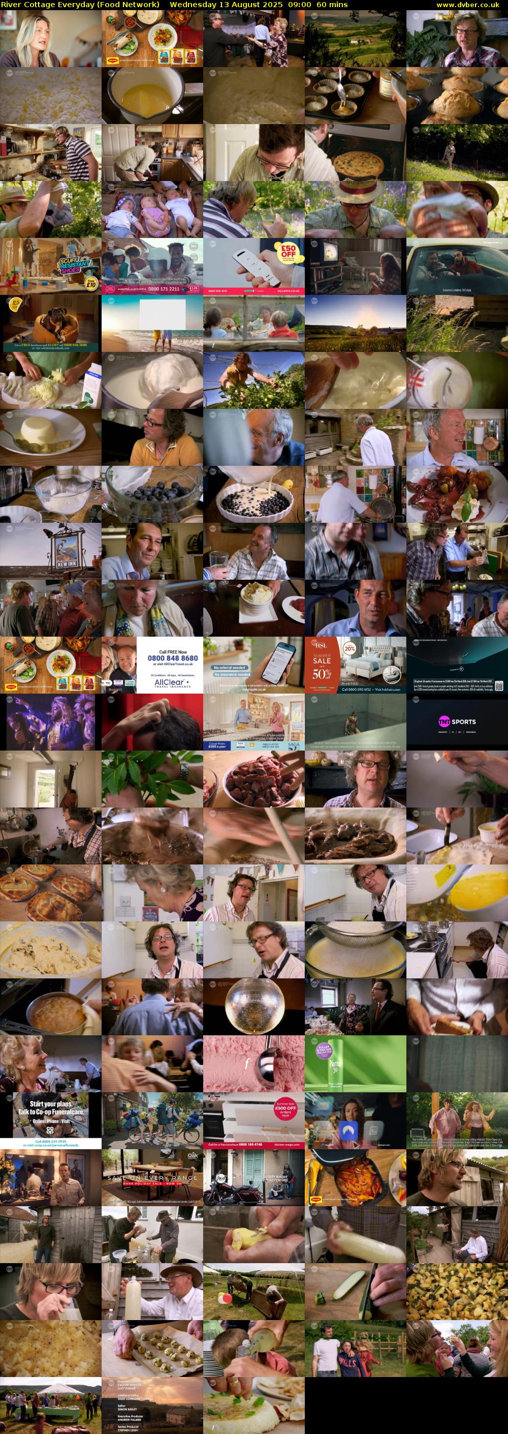 River Cottage Everyday (Food Network) Wednesday 13 August 2025 09:00 - 10:00
