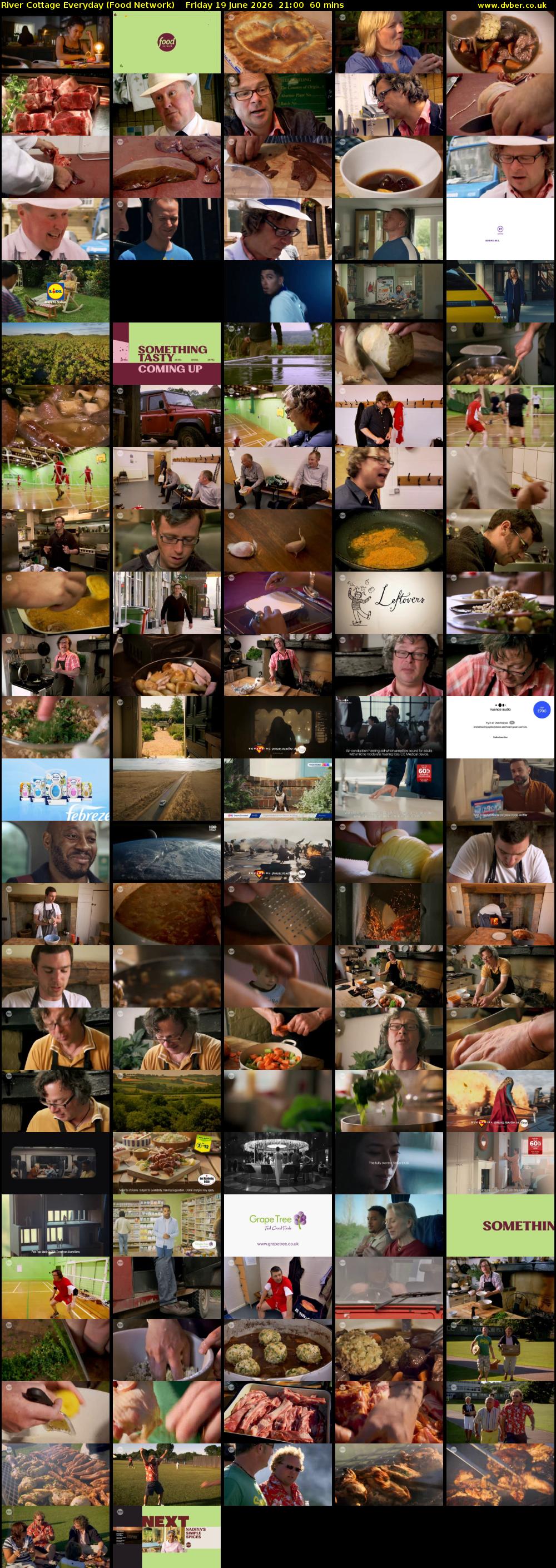 River Cottage Everyday (Food Network) Friday 19 June 2026 21:00 - 22:00