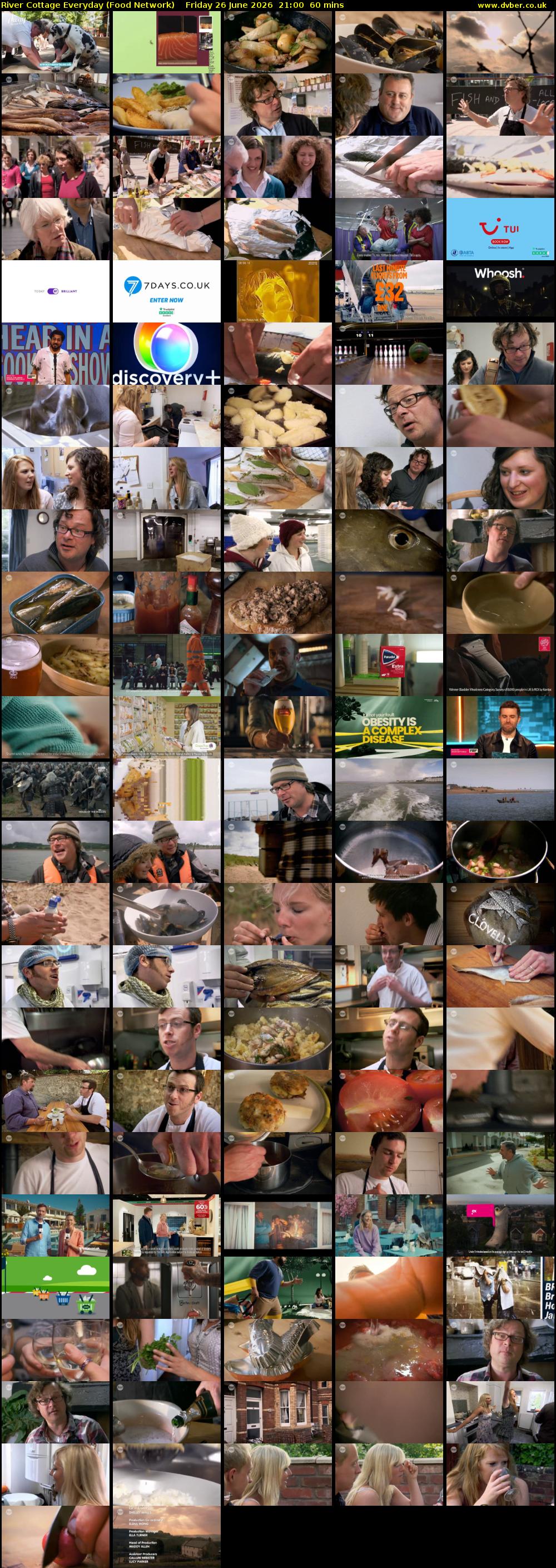 River Cottage Everyday (Food Network) Friday 26 June 2026 21:00 - 22:00