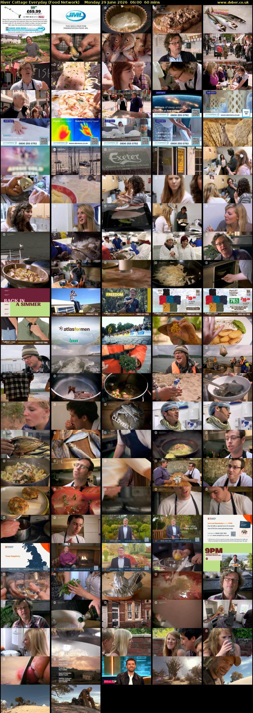 River Cottage Everyday (Food Network) Monday 29 June 2026 06:00 - 07:00