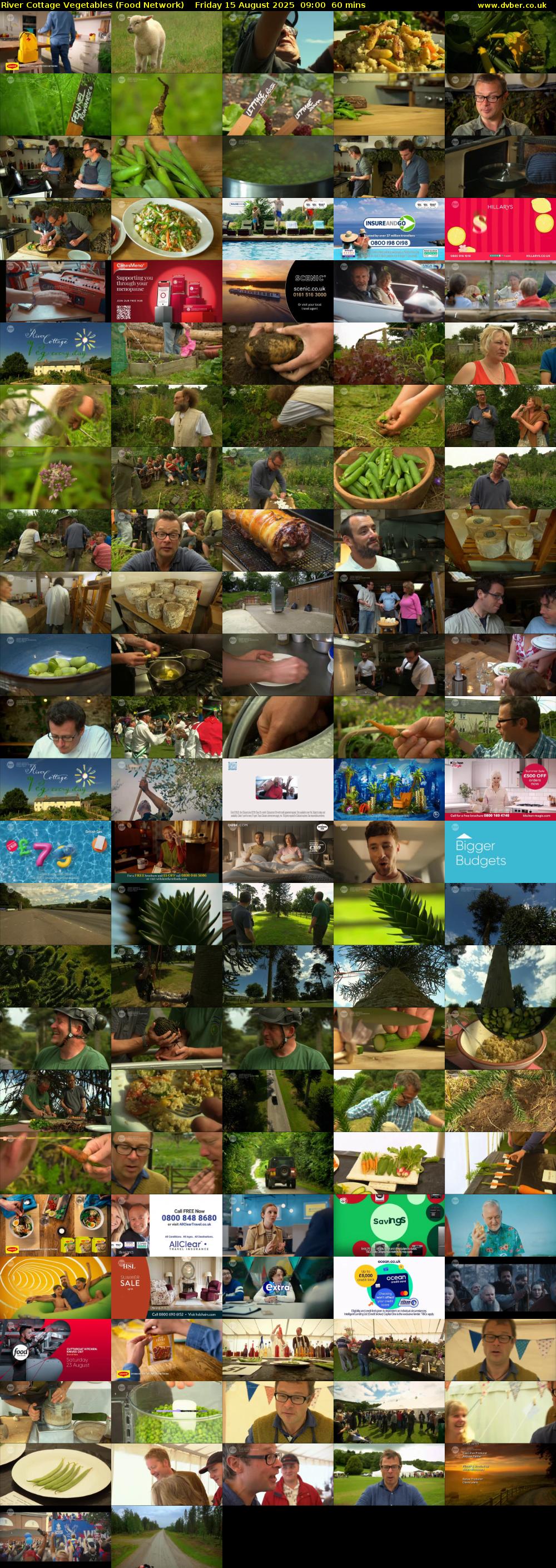 River Cottage Vegetables (Food Network) Friday 15 August 2025 09:00 - 10:00