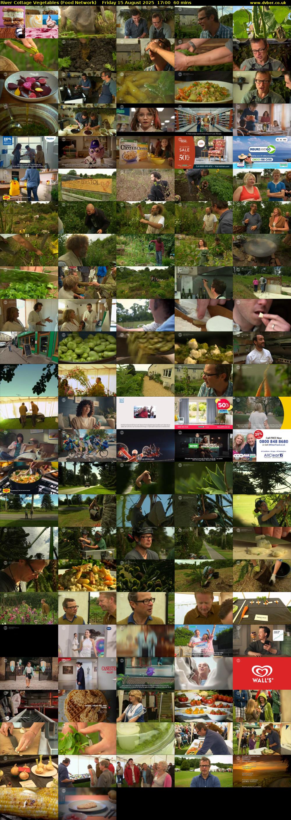 River Cottage Vegetables (Food Network) Friday 15 August 2025 17:00 - 18:00