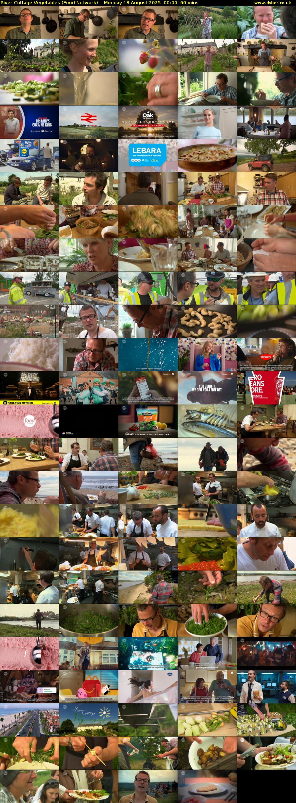 River Cottage Vegetables (Food Network) Monday 18 August 2025 00:00 - 01:00