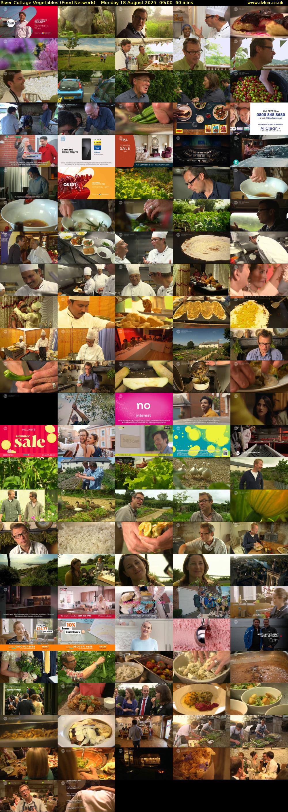 River Cottage Vegetables (Food Network) Monday 18 August 2025 09:00 - 10:00