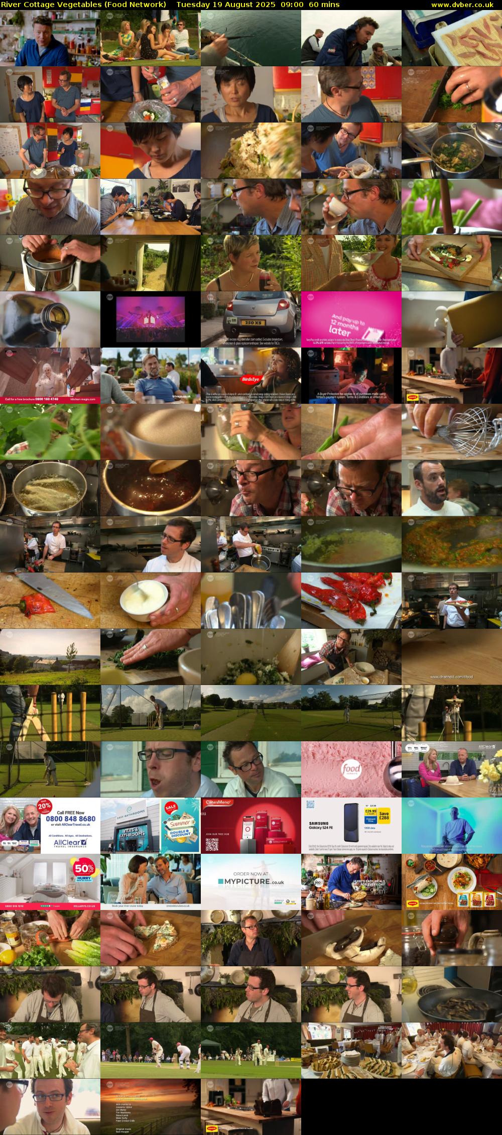 River Cottage Vegetables (Food Network) Tuesday 19 August 2025 09:00 - 10:00