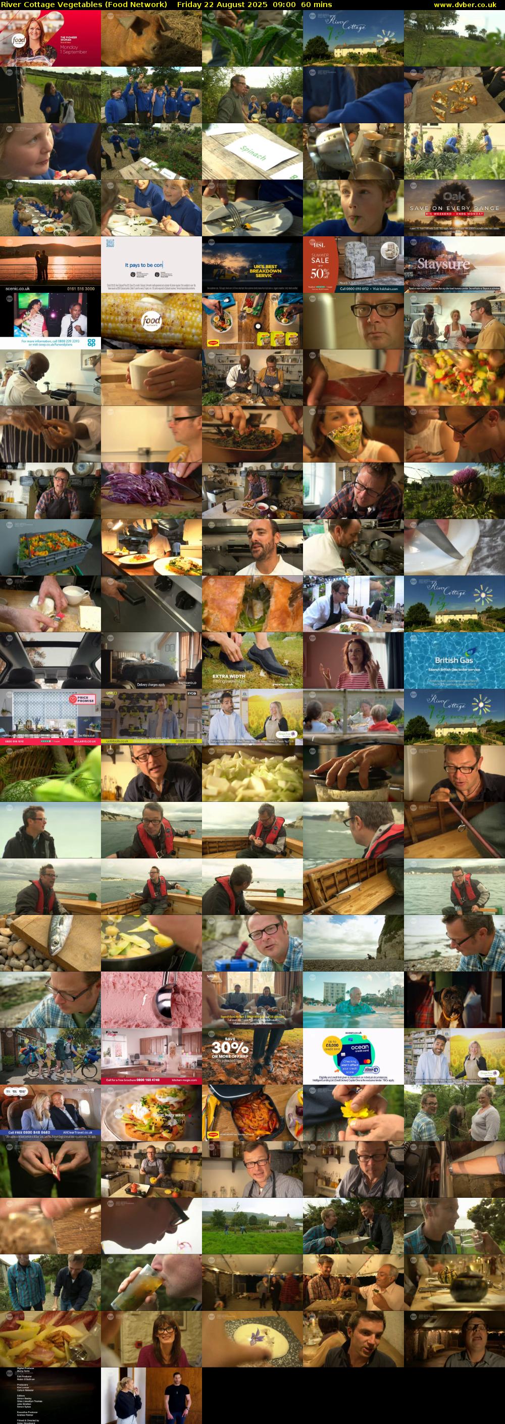 River Cottage Vegetables (Food Network) Friday 22 August 2025 09:00 - 10:00