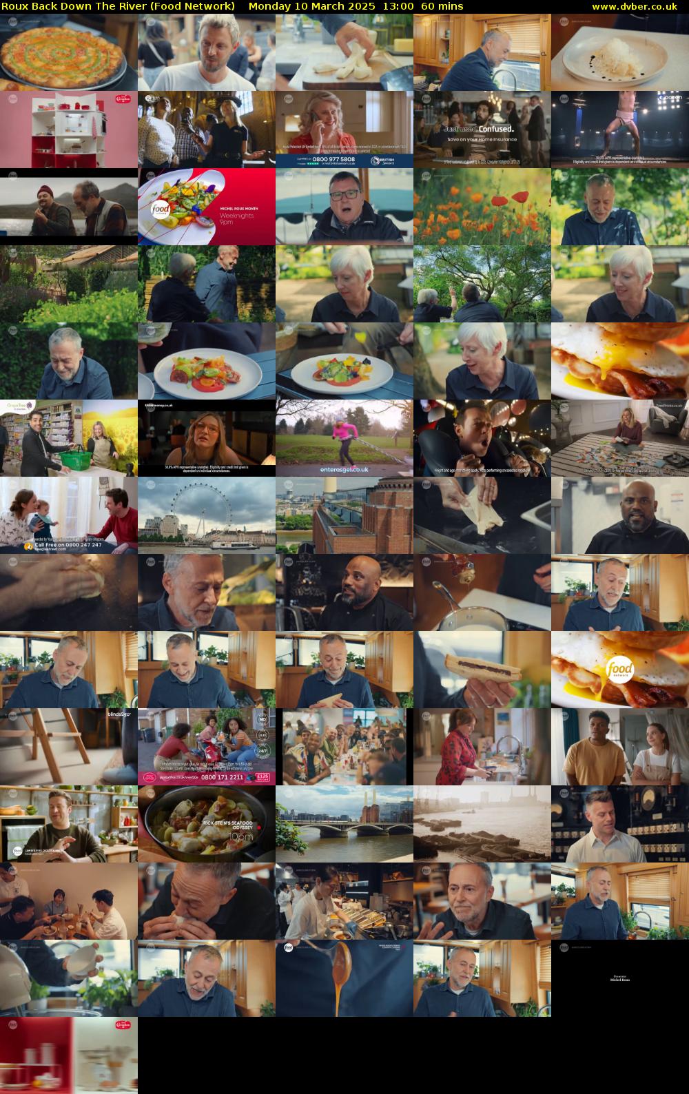 Roux Back Down The River (Food Network) Monday 10 March 2025 13:00 - 14:00