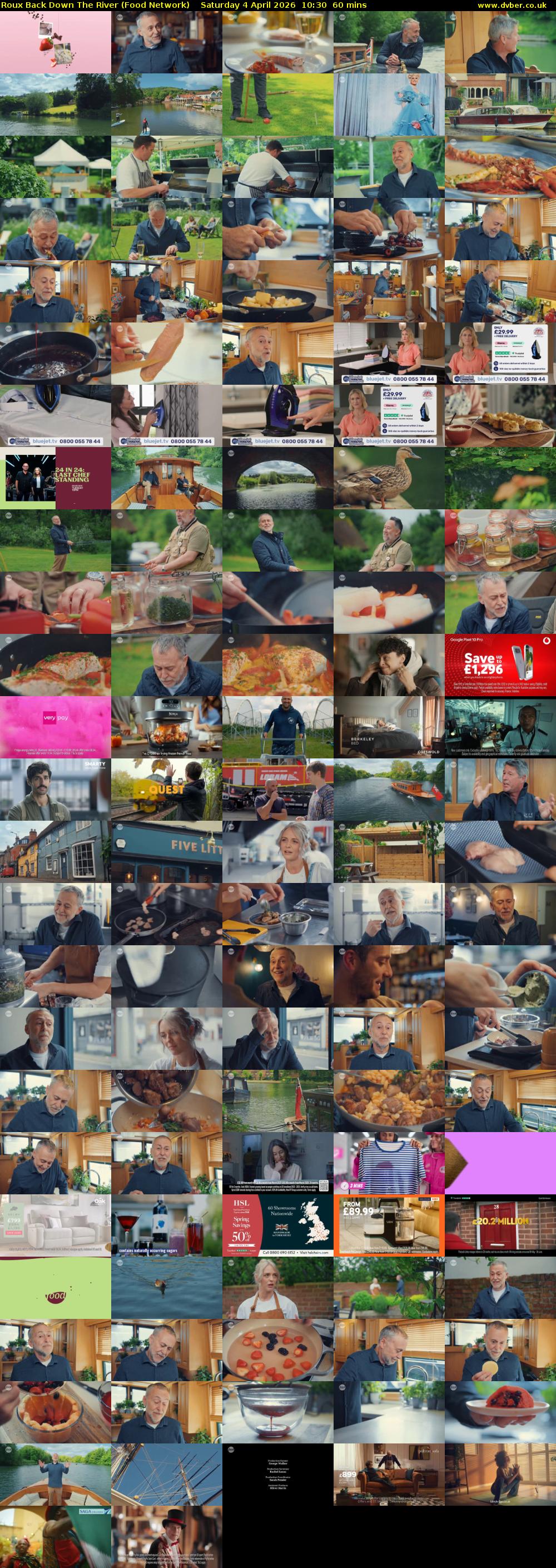 Roux Back Down The River (Food Network) Saturday 4 April 2026 10:30 - 11:30