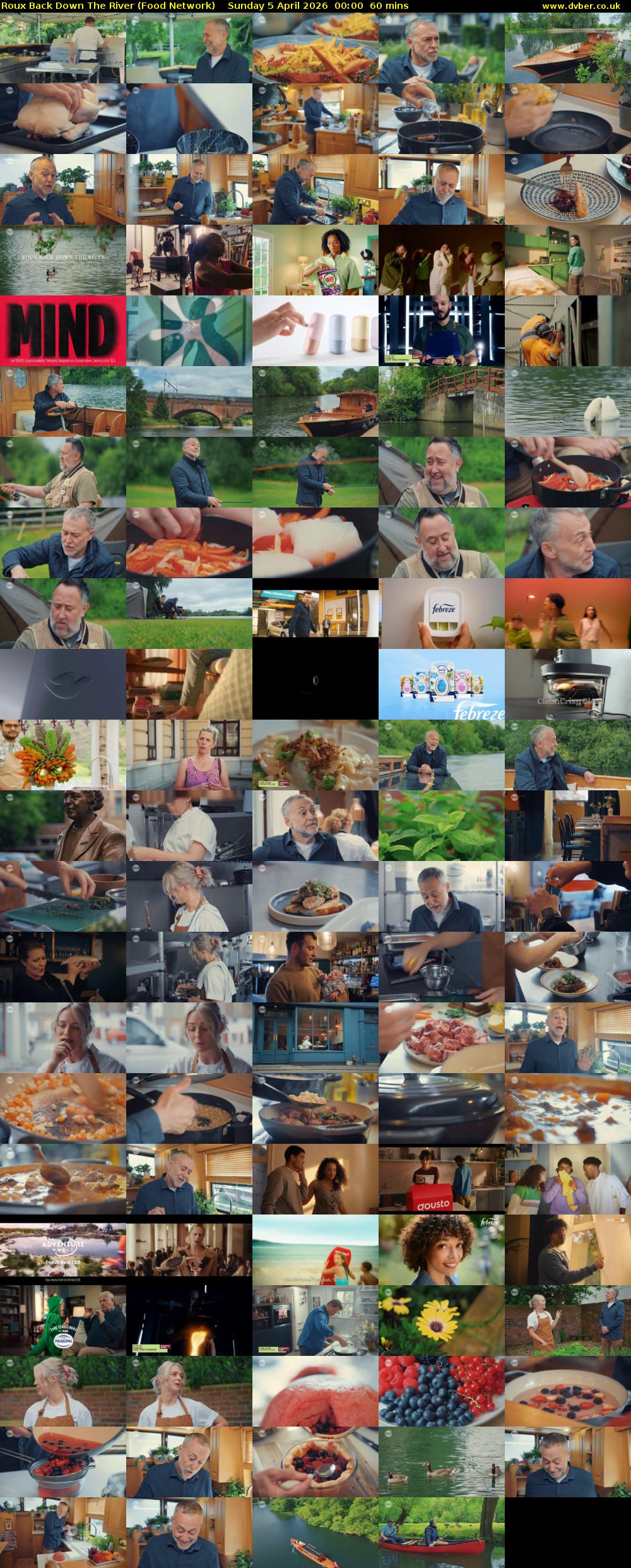 Roux Back Down The River (Food Network) Sunday 5 April 2026 00:00 - 01:00