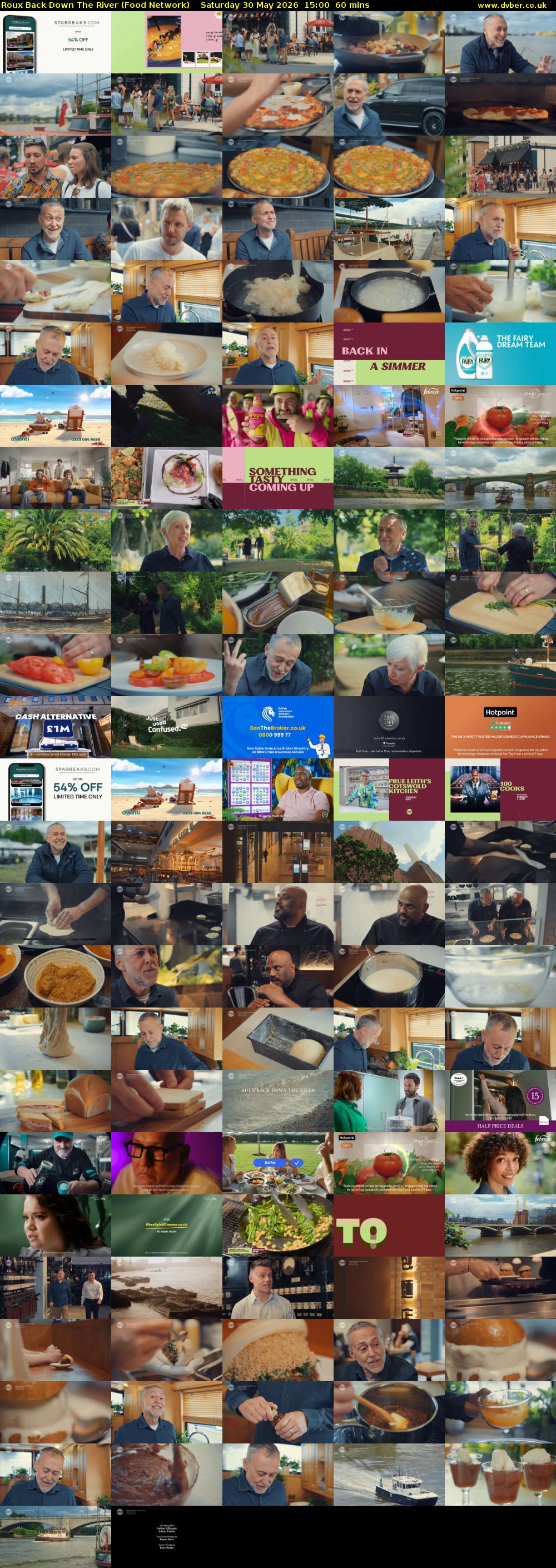 Roux Back Down The River (Food Network) Saturday 30 May 2026 15:00 - 16:00