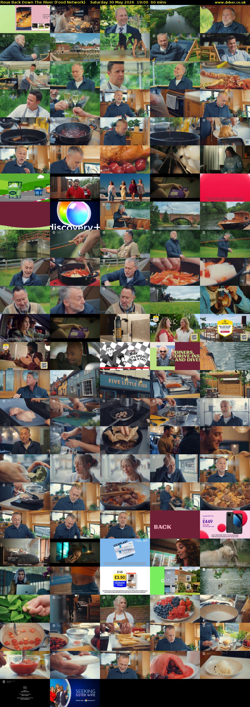 Roux Back Down The River (Food Network) Saturday 30 May 2026 19:00 - 20:00