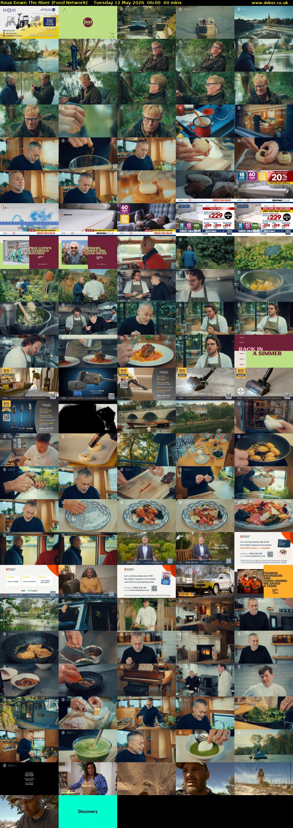 Roux Down The River (Food Network) Tuesday 12 May 2026 06:00 - 07:00
