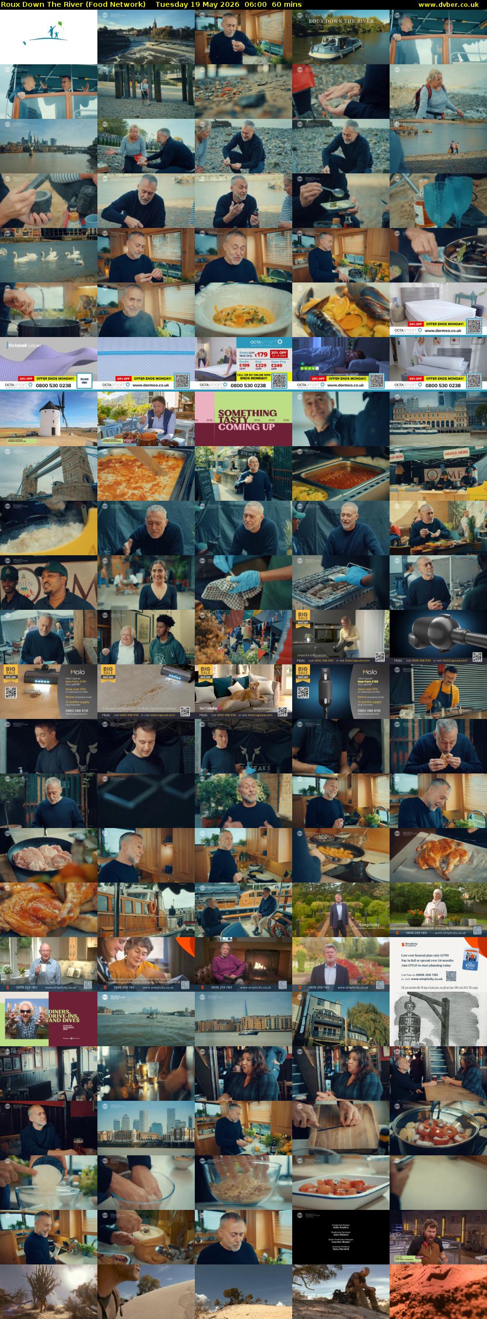 Roux Down The River (Food Network) Tuesday 19 May 2026 06:00 - 07:00