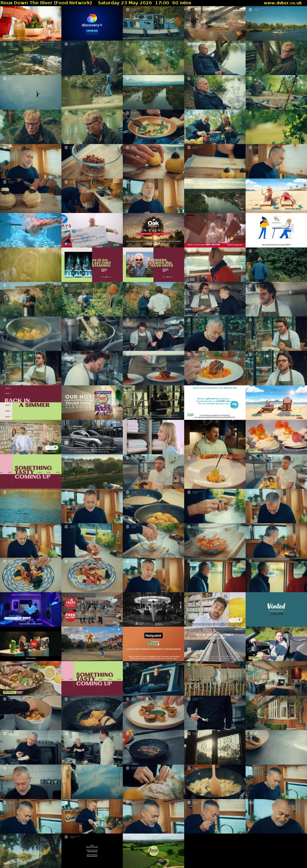 Roux Down The River (Food Network) Saturday 23 May 2026 17:00 - 18:00
