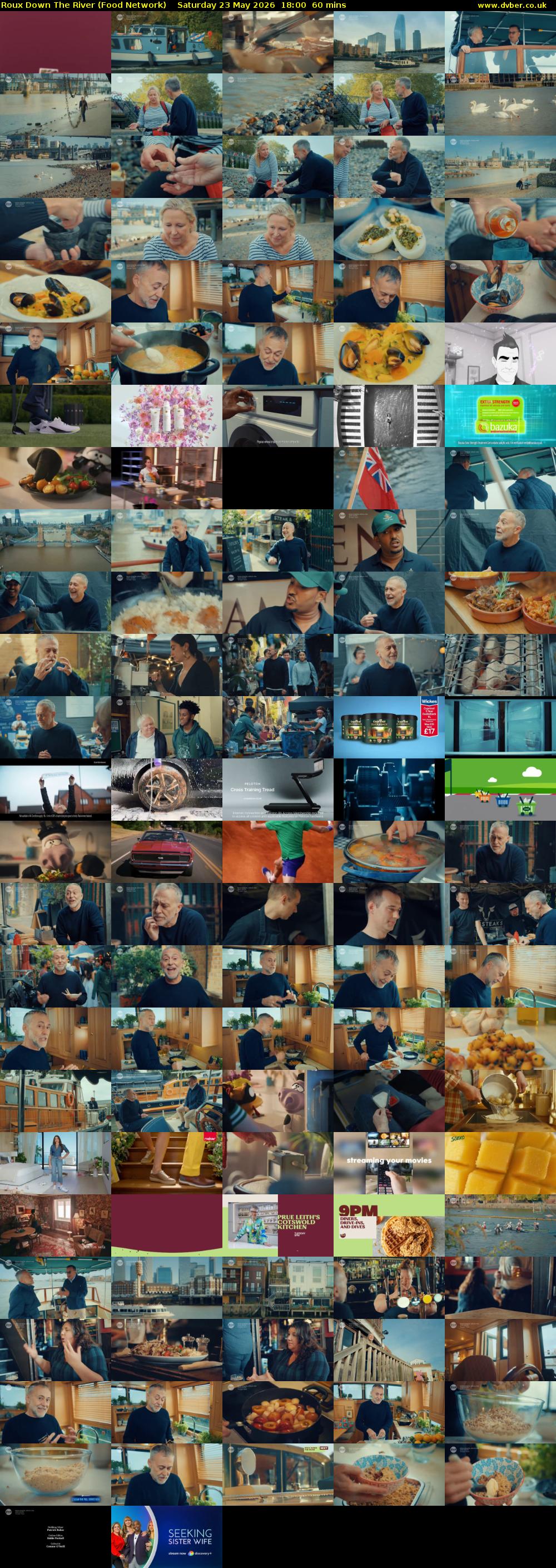 Roux Down The River (Food Network) Saturday 23 May 2026 18:00 - 19:00