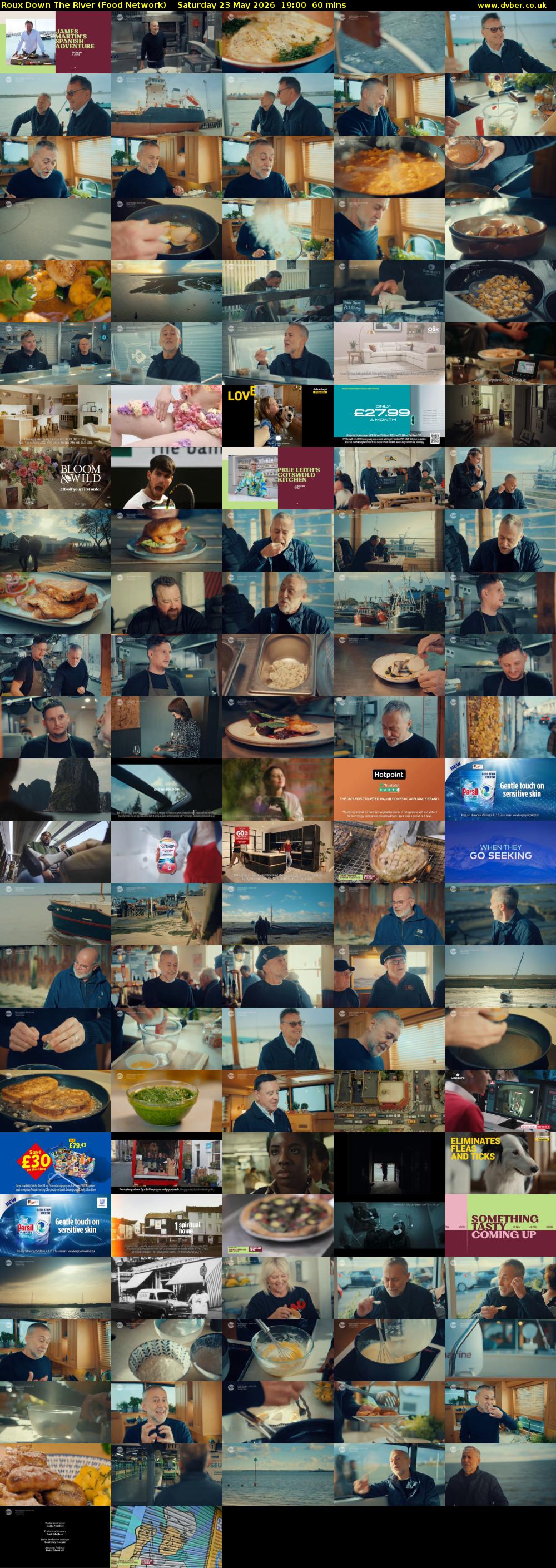 Roux Down The River (Food Network) Saturday 23 May 2026 19:00 - 20:00