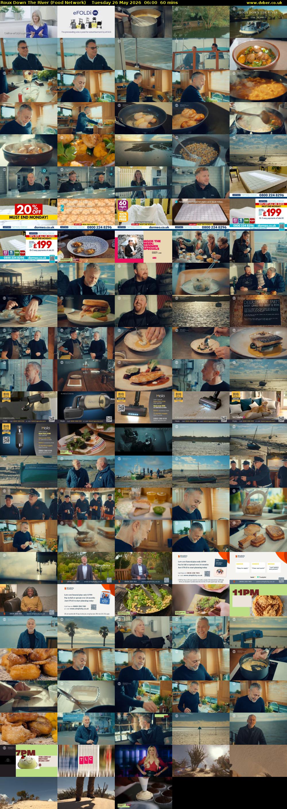 Roux Down The River (Food Network) Tuesday 26 May 2026 06:00 - 07:00