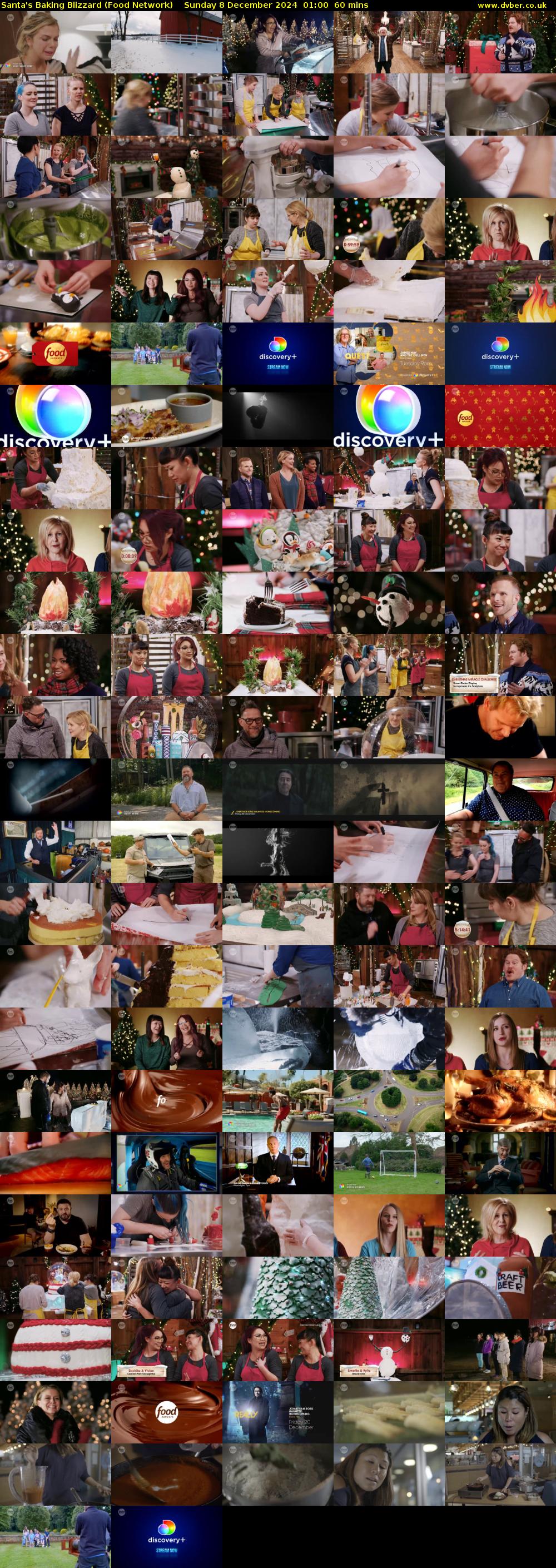 Santa's Baking Blizzard (Food Network) Sunday 8 December 2024 01:00 - 02:00