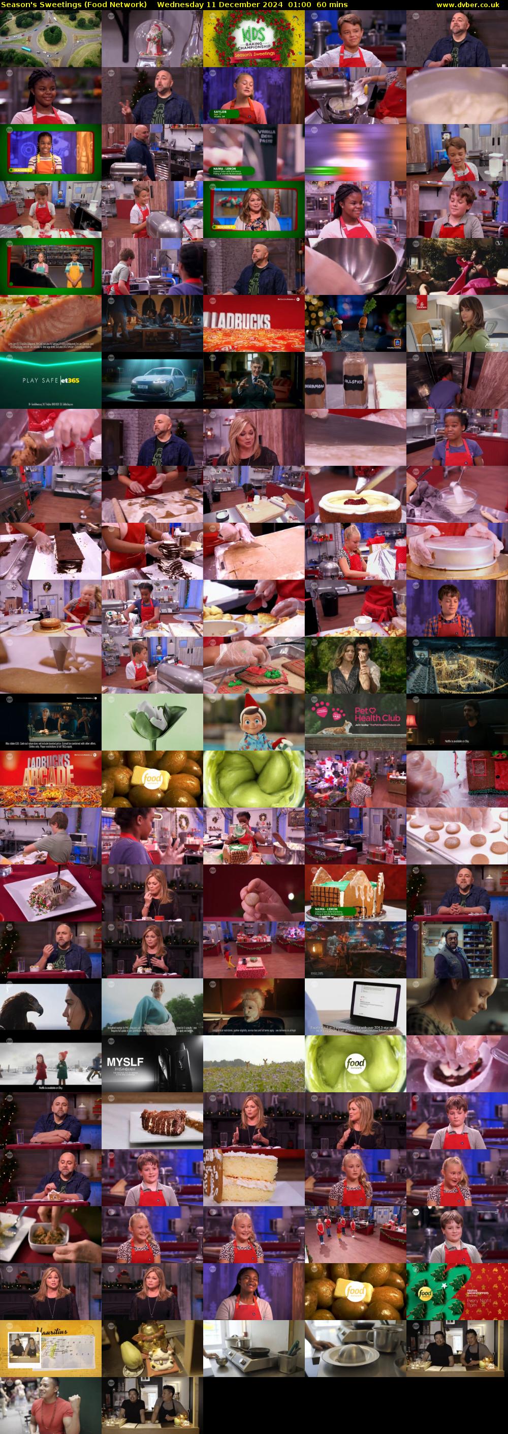 Season's Sweetings (Food Network) Wednesday 11 December 2024 01:00 - 02:00