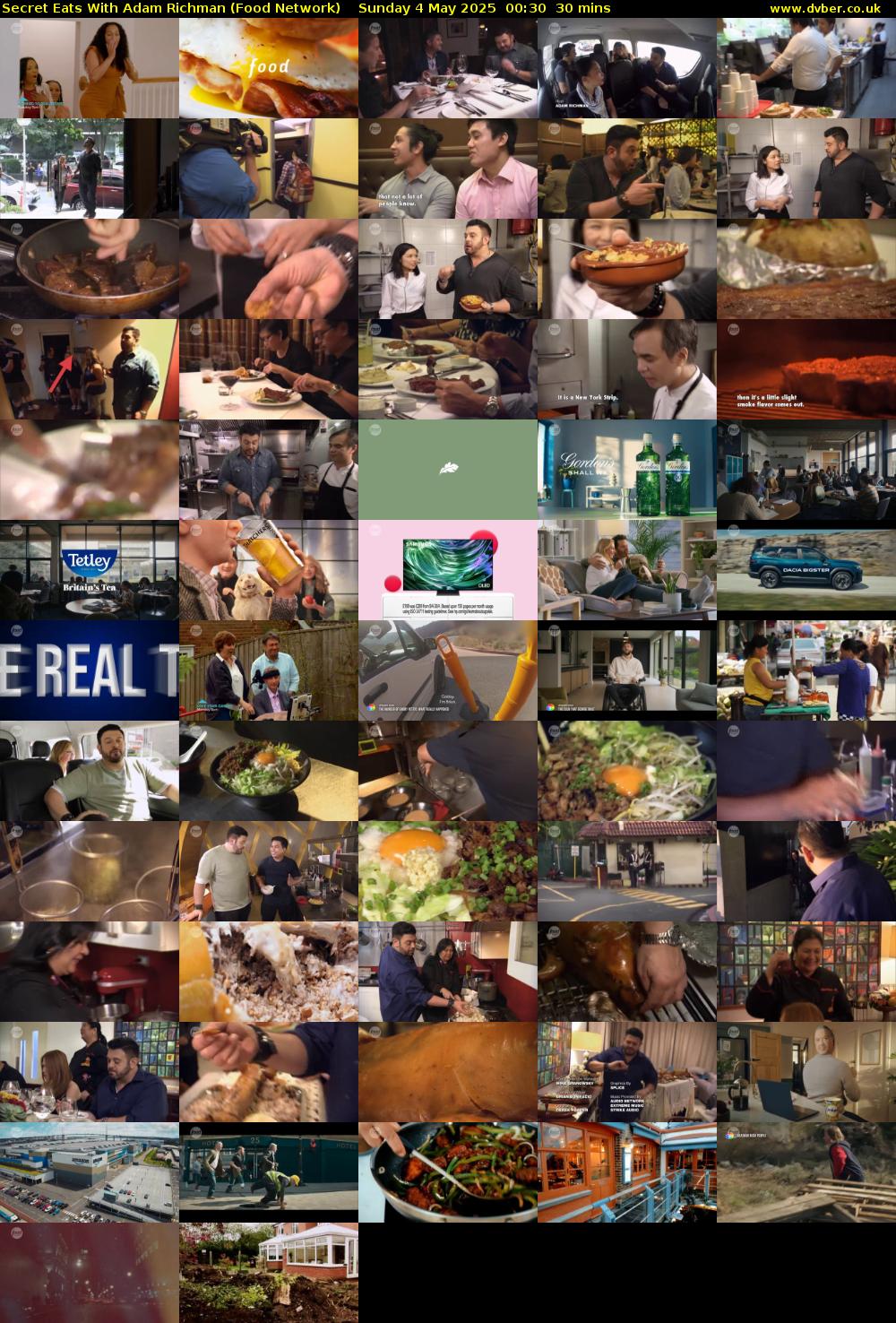 Secret Eats With Adam Richman (Food Network) Sunday 4 May 2025 00:30 - 01:00