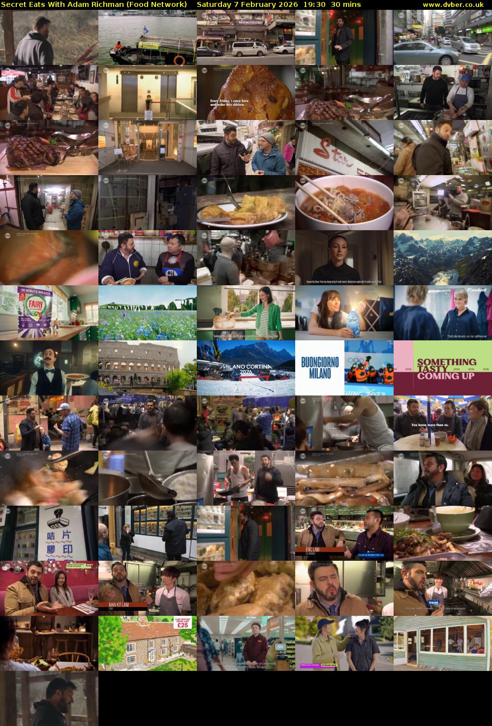 Secret Eats With Adam Richman (Food Network) Saturday 7 February 2026 19:30 - 20:00