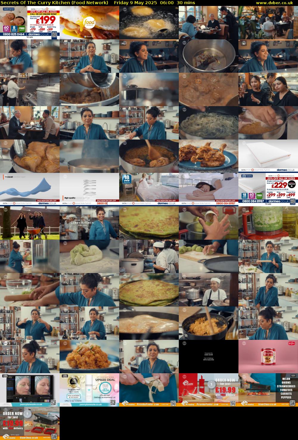 Secrets Of The Curry Kitchen (Food Network) Friday 9 May 2025 06:00 - 06:30