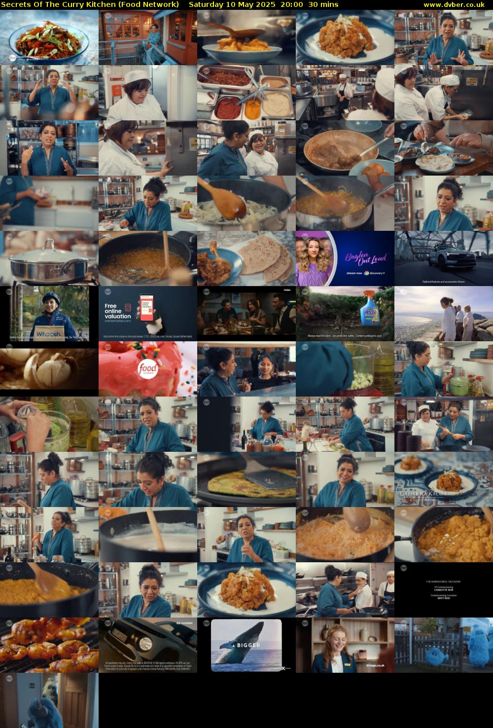 Secrets Of The Curry Kitchen (Food Network) Saturday 10 May 2025 20:00 - 20:30