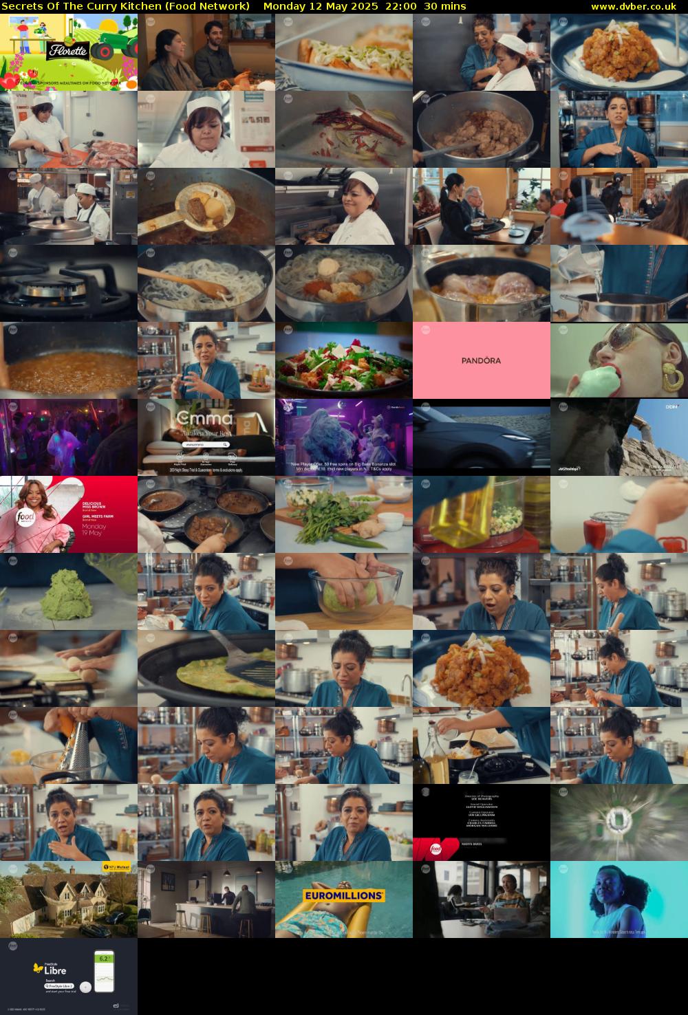 Secrets Of The Curry Kitchen (Food Network) Monday 12 May 2025 22:00 - 22:30