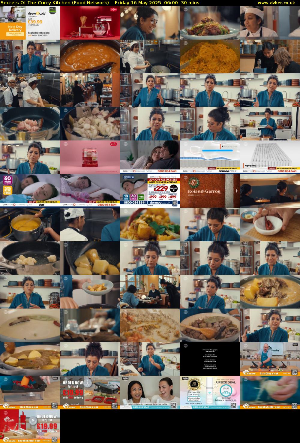 Secrets Of The Curry Kitchen (Food Network) Friday 16 May 2025 06:00 - 06:30