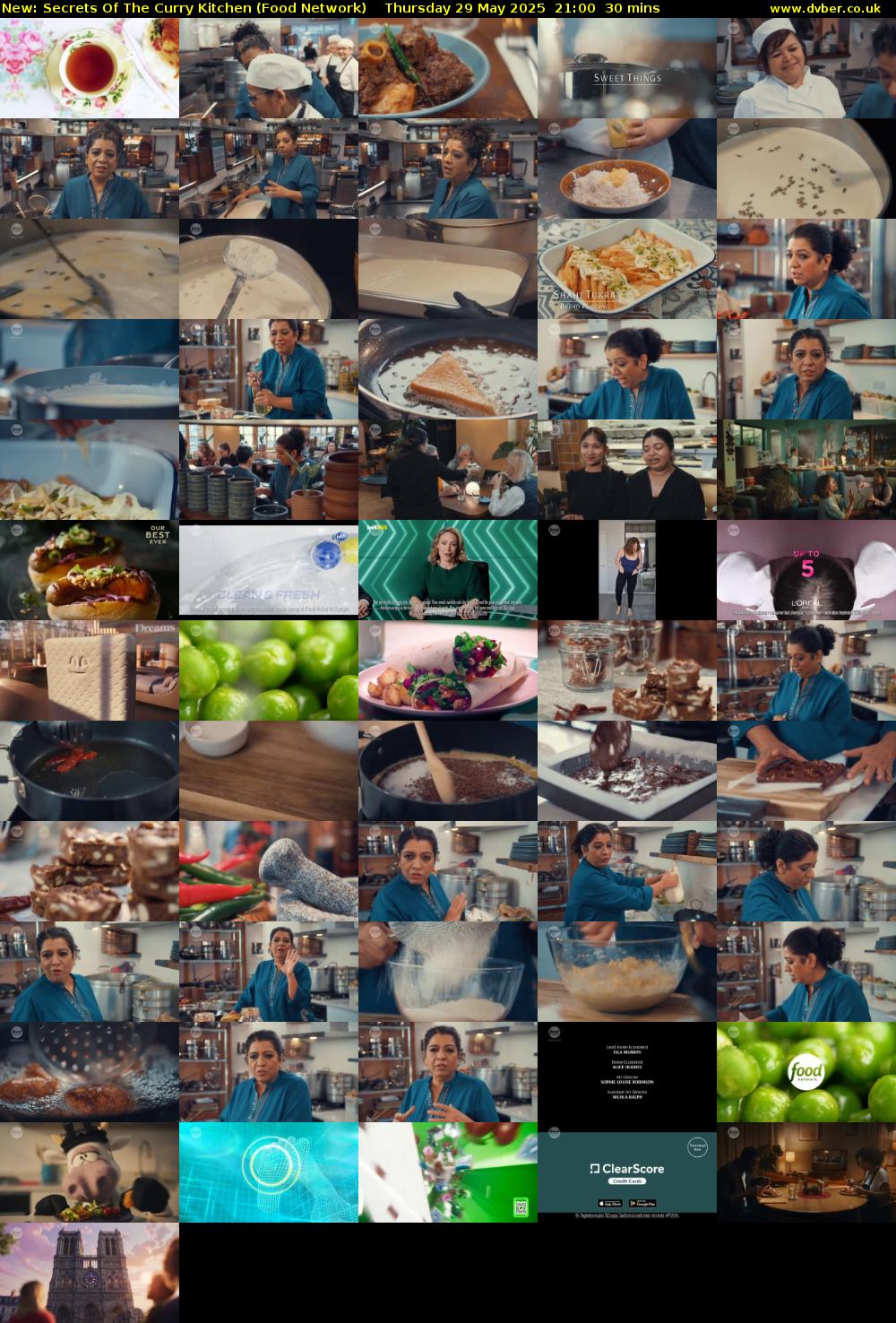 Secrets Of The Curry Kitchen (Food Network) Thursday 29 May 2025 21:00 - 21:30