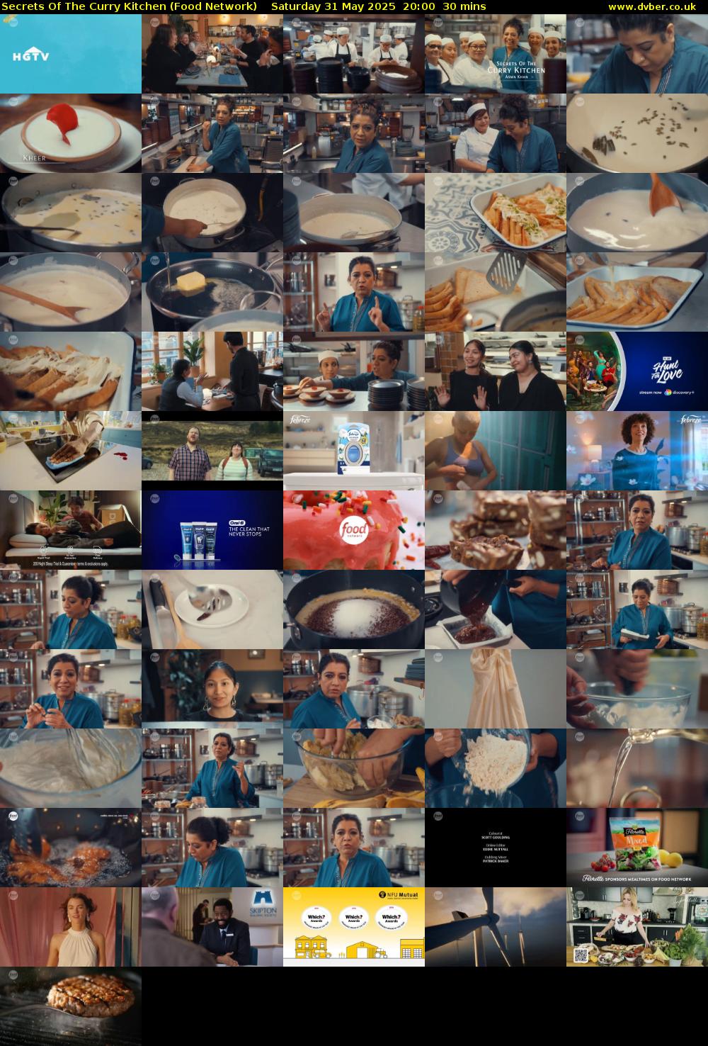 Secrets Of The Curry Kitchen (Food Network) Saturday 31 May 2025 20:00 - 20:30