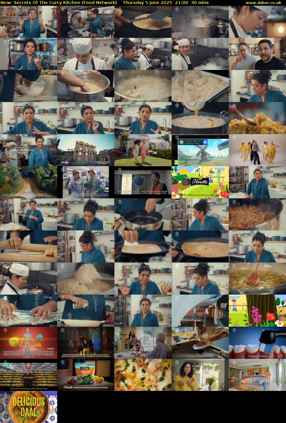 Secrets Of The Curry Kitchen (Food Network) Thursday 5 June 2025 21:00 - 21:30