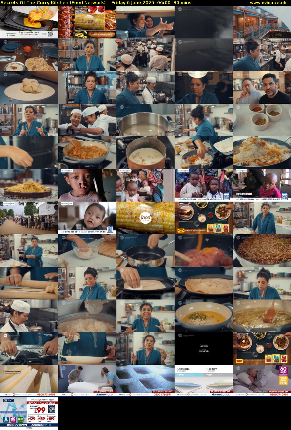 Secrets Of The Curry Kitchen (Food Network) Friday 6 June 2025 06:00 - 06:30