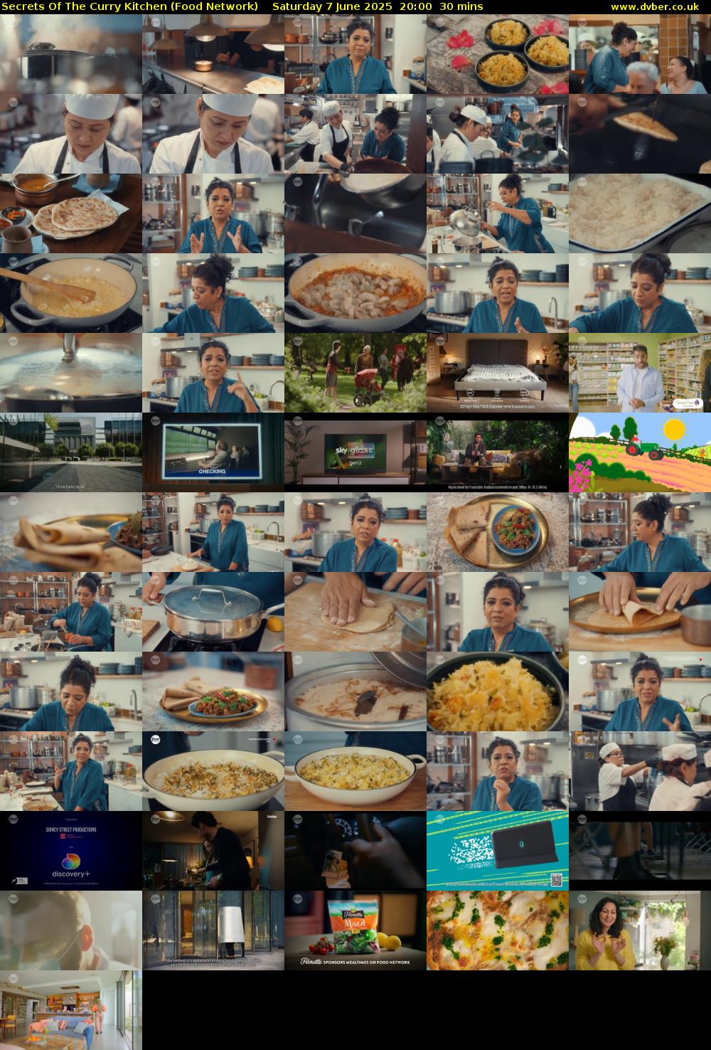 Secrets Of The Curry Kitchen (Food Network) Saturday 7 June 2025 20:00 - 20:30