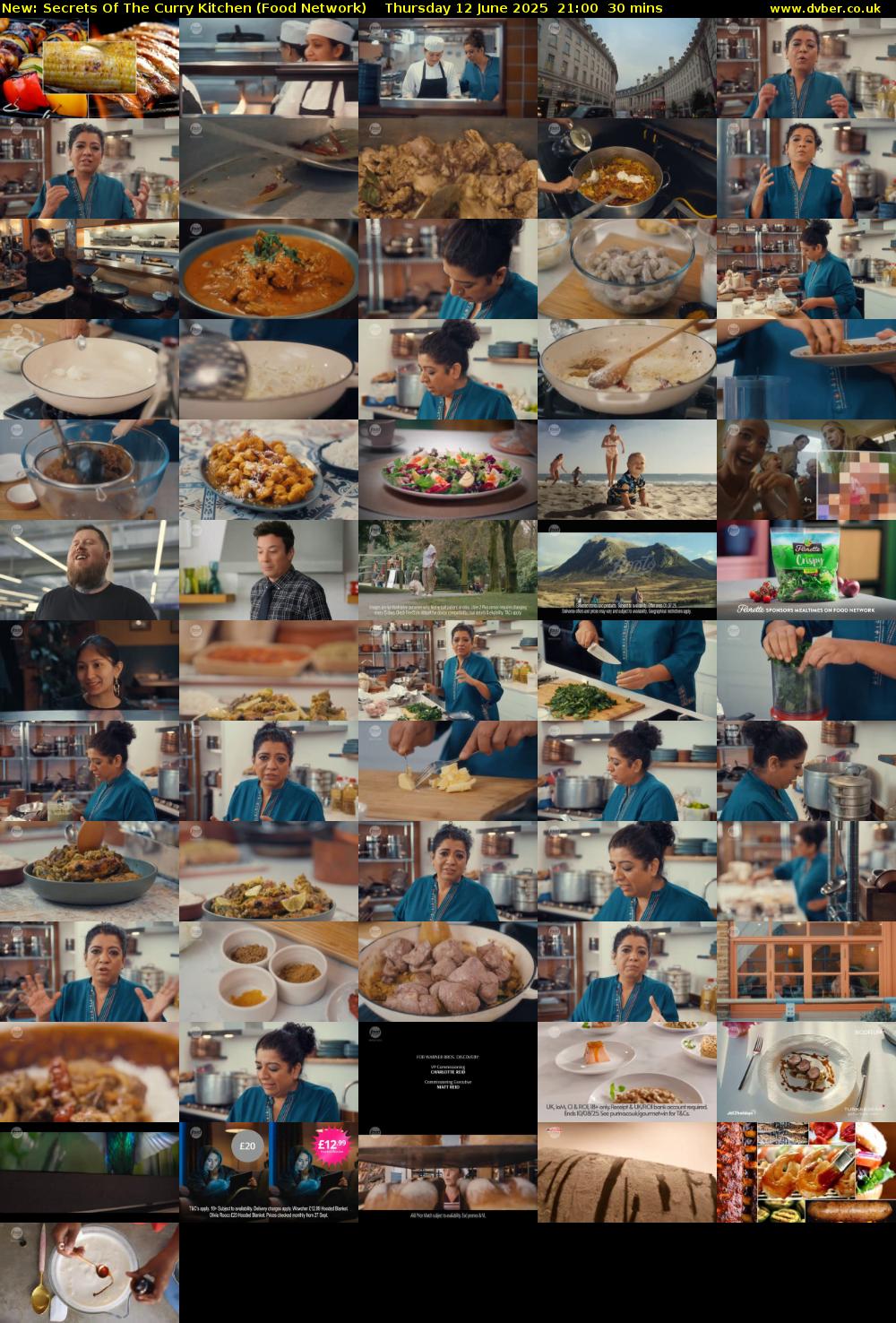 Secrets Of The Curry Kitchen (Food Network) Thursday 12 June 2025 21:00 - 21:30