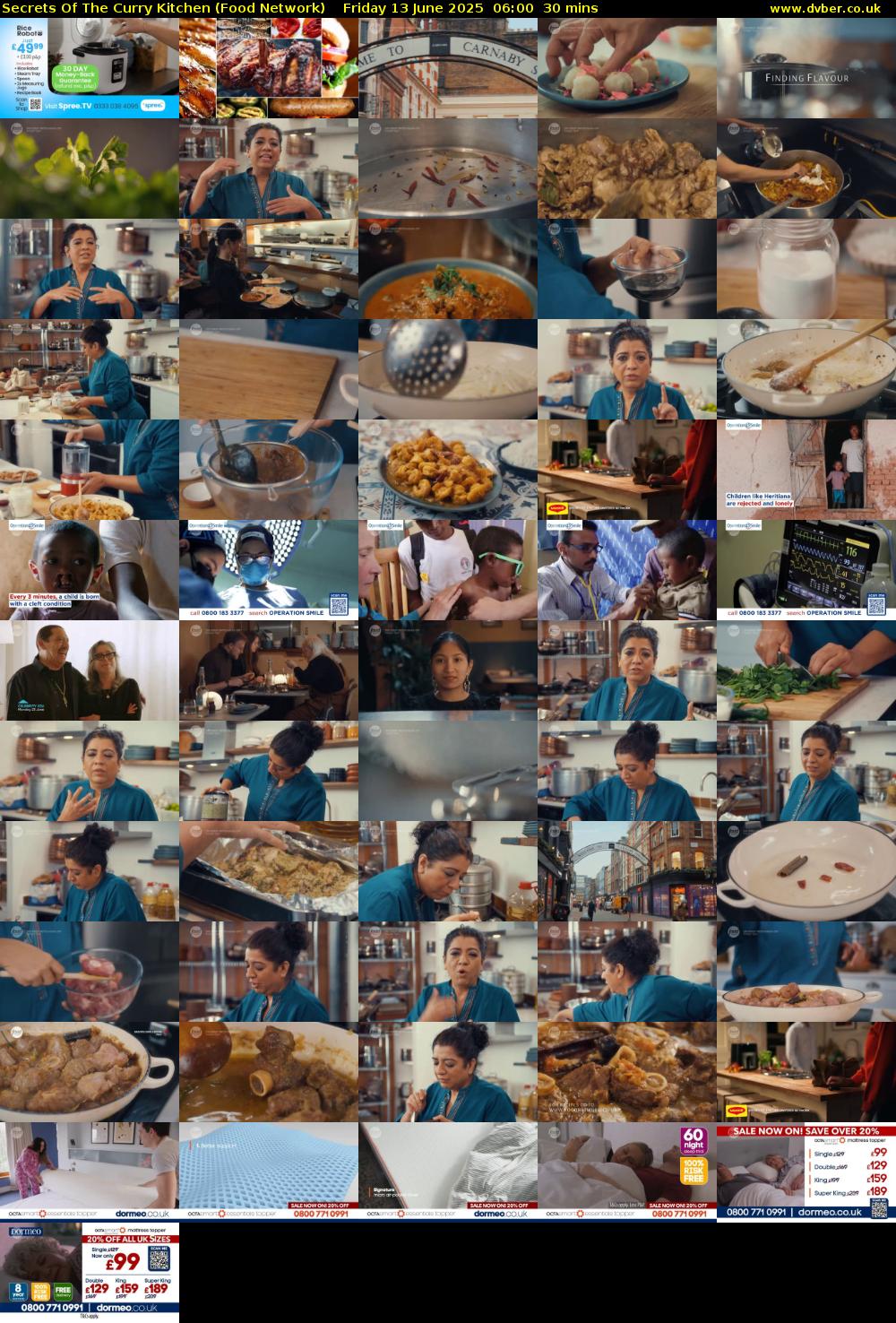 Secrets Of The Curry Kitchen (Food Network) Friday 13 June 2025 06:00 - 06:30