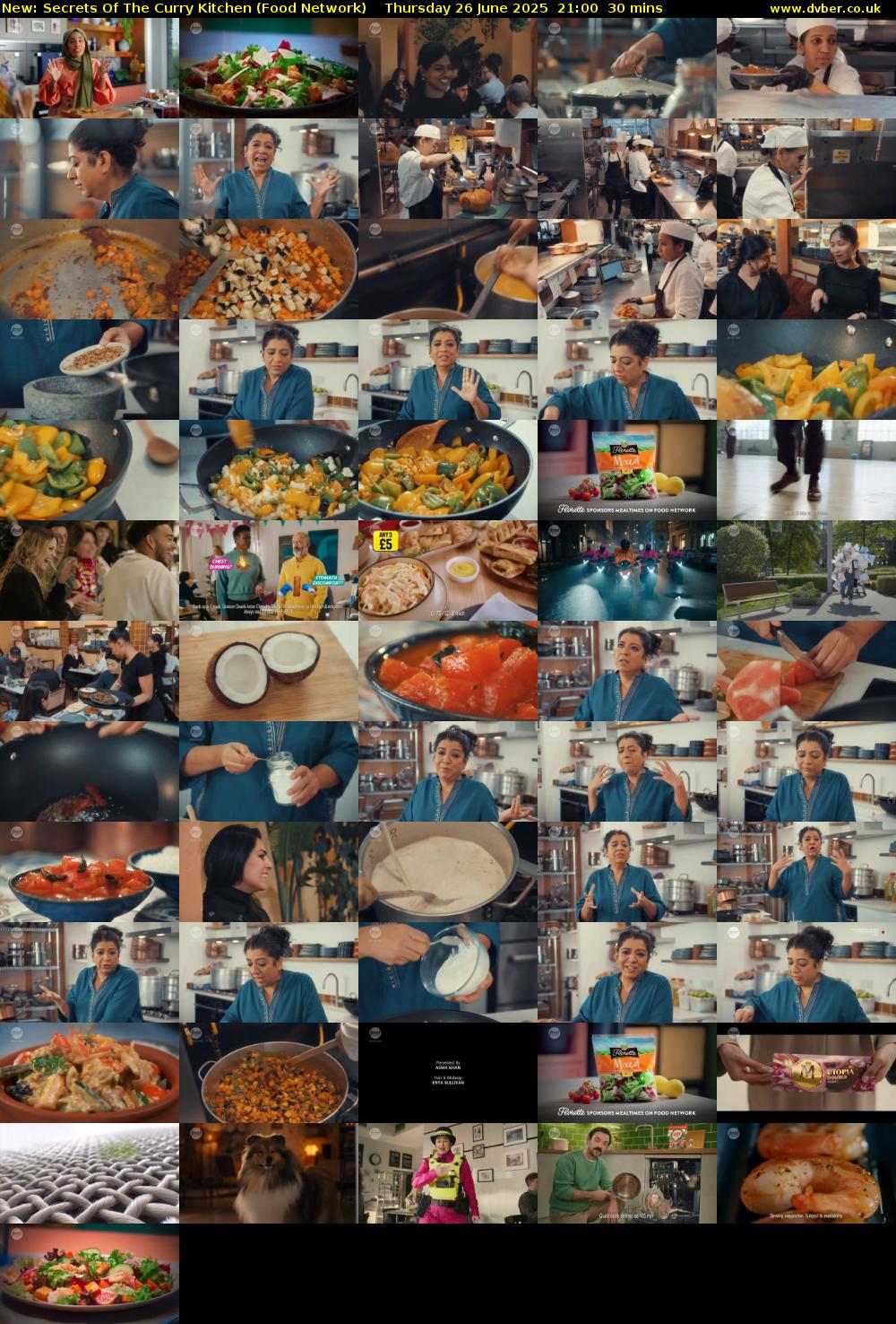 Secrets Of The Curry Kitchen (Food Network) Thursday 26 June 2025 21:00 - 21:30