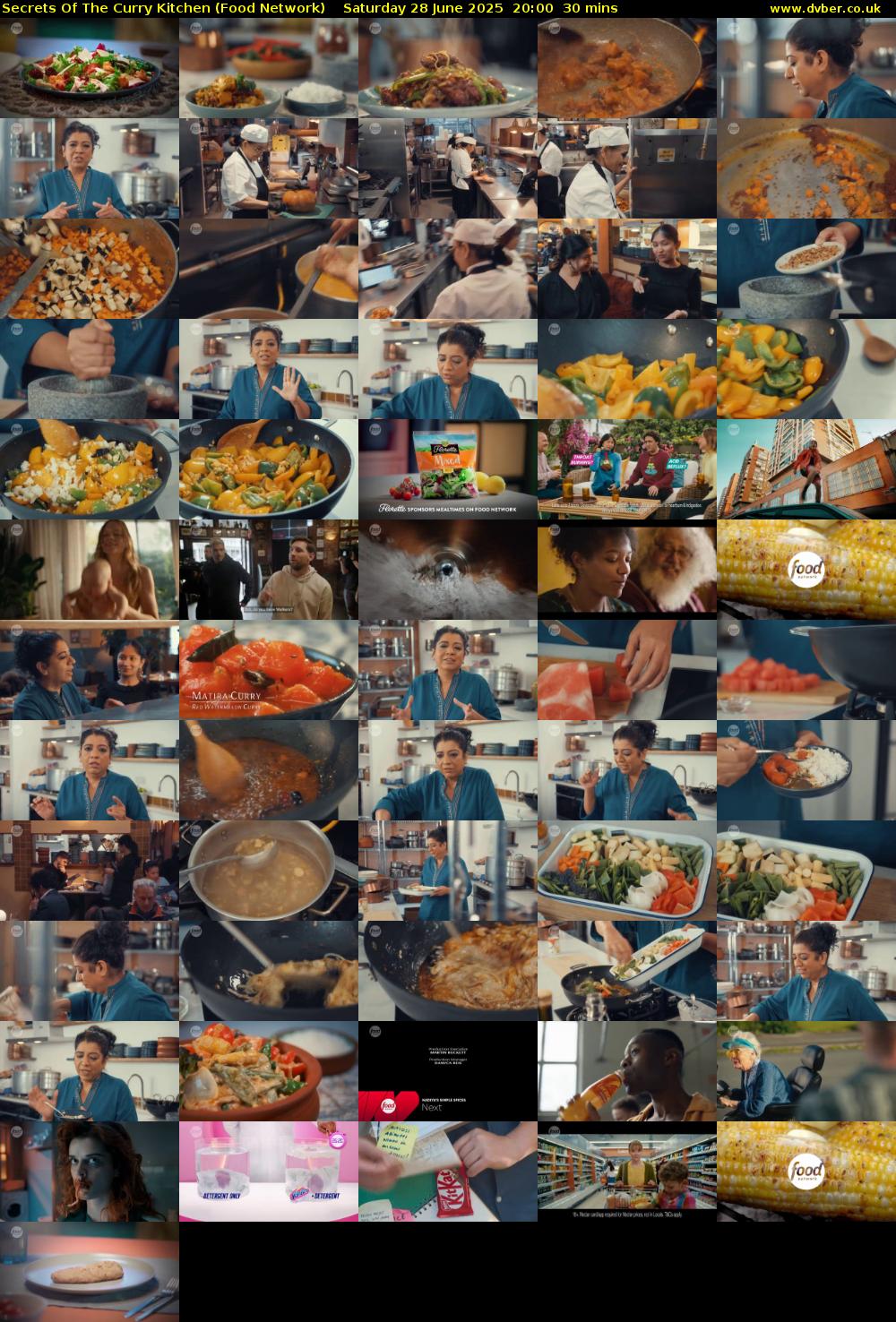 Secrets Of The Curry Kitchen (Food Network) Saturday 28 June 2025 20:00 - 20:30