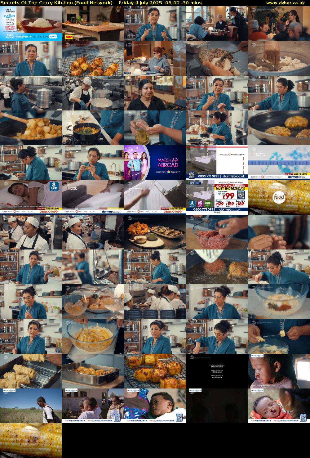 Secrets Of The Curry Kitchen (Food Network) Friday 4 July 2025 06:00 - 06:30