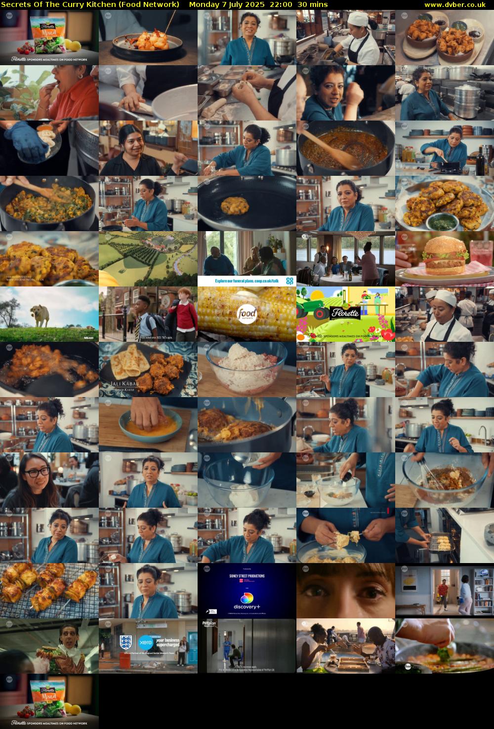 Secrets Of The Curry Kitchen (Food Network) Monday 7 July 2025 22:00 - 22:30