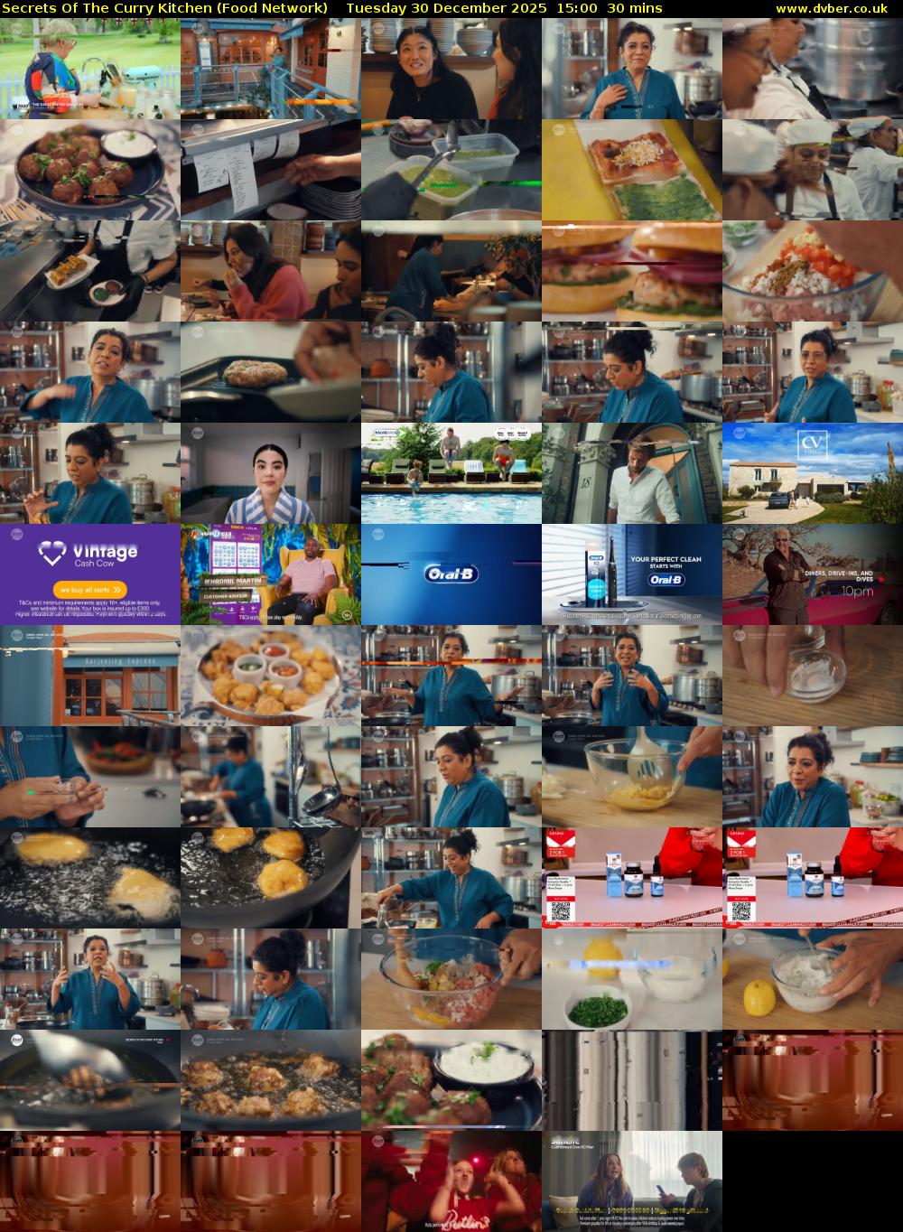 Secrets Of The Curry Kitchen (Food Network) Tuesday 30 December 2025 15:00 - 15:30