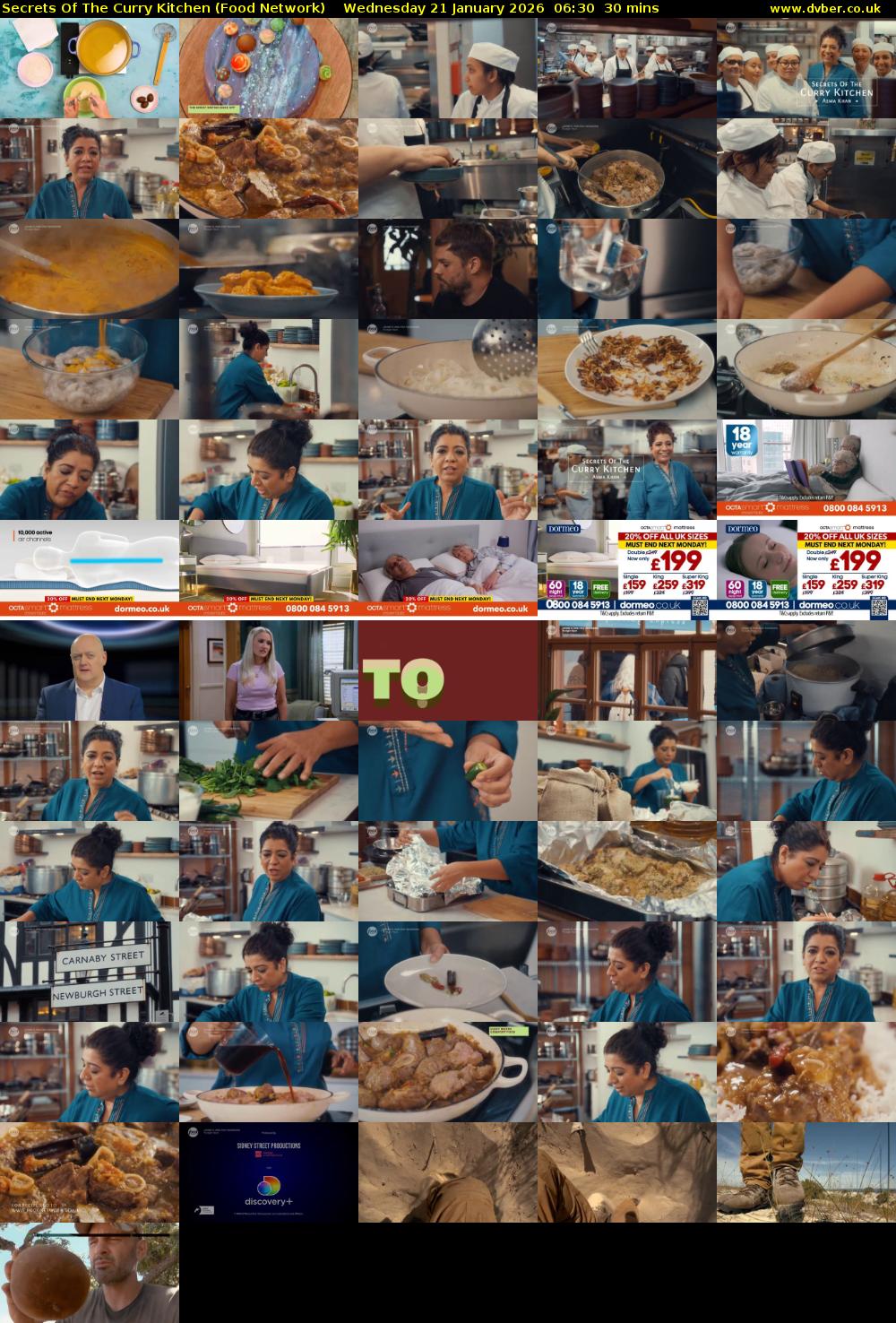 Secrets Of The Curry Kitchen (Food Network) Wednesday 21 January 2026 06:30 - 07:00