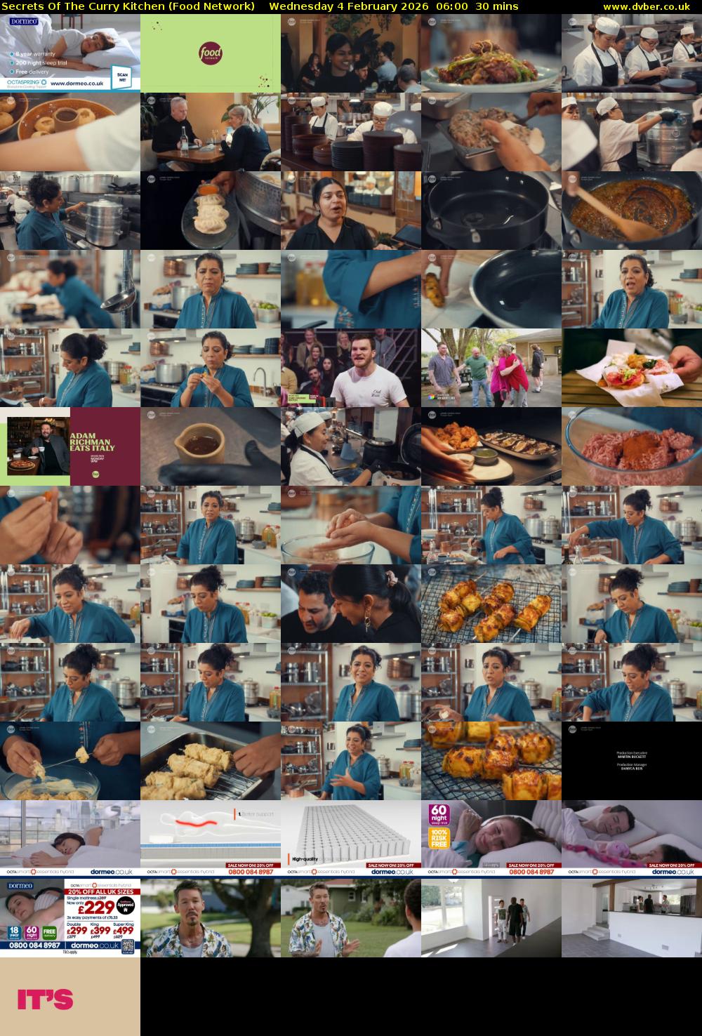 Secrets Of The Curry Kitchen (Food Network) Wednesday 4 February 2026 06:00 - 06:30