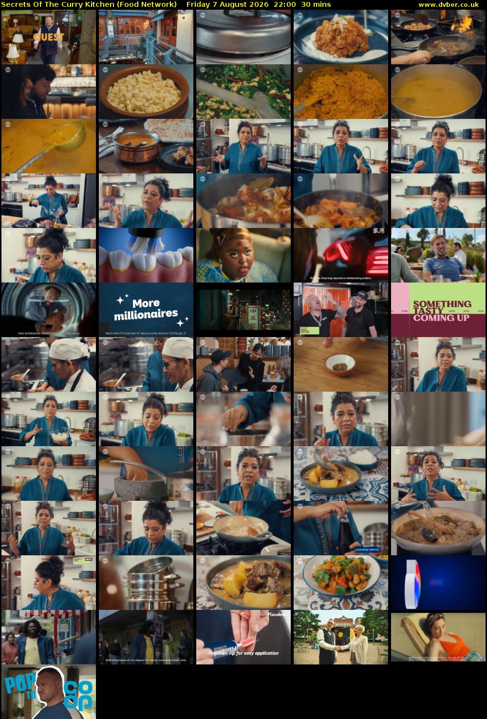Secrets Of The Curry Kitchen (Food Network) Friday 7 August 2026 22:00 - 22:30